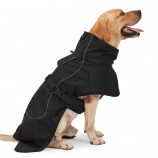 Waterproof Reflective Dog Jacket with Leash Access