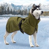 Winter Thick Warm Dog Jacket with Reflective Waterproof Outer Layer
