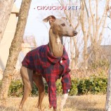 Plaid Cotton Dog Shirt for Italian Greyhound