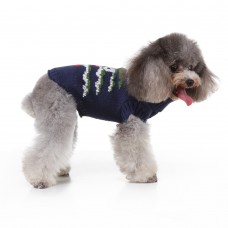  No-Shed Cozy Turtleneck Dog Sweater