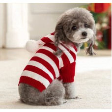 Festive Hooded Dog Sweater