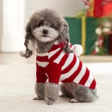 Cable knit dog sweaters with collar