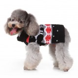 Reindeer Pattern Dog Fall Pullover
