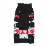 Reindeer Pattern Dog Fall Pullover