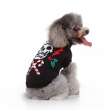 Autumn Skull Sweater for Dogs – Cozy Gothic Holiday Look
