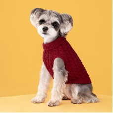 Candy-Colored Knitted Sweater for Small Pets