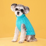 Candy-Colored Knitted Sweater for Small Pets