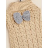 Braided Pattern Pet Sweaters