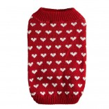 Red Heart Knit Cat Sweater - LovelyPetpal